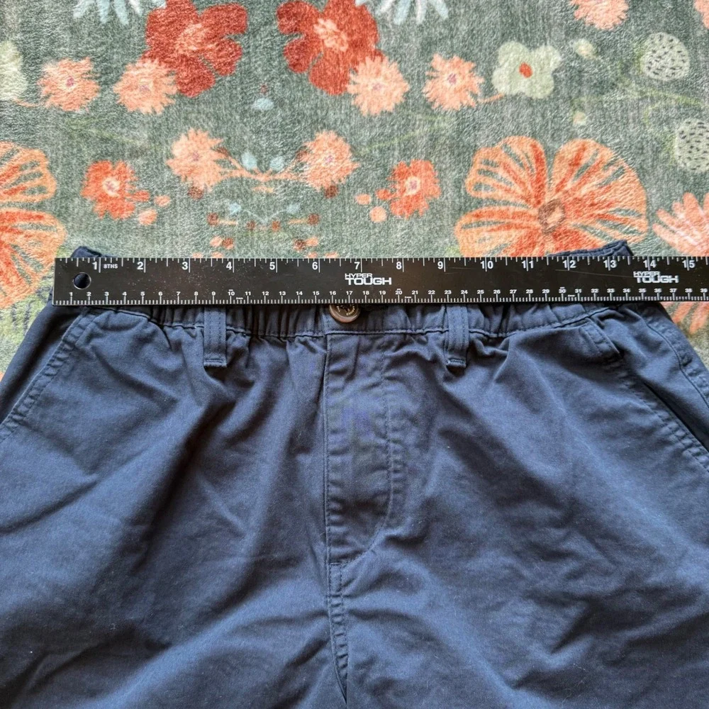 Chubbies Originals Mens Navy Blue 7 Inch Inseam Stretch Shorts Size Small